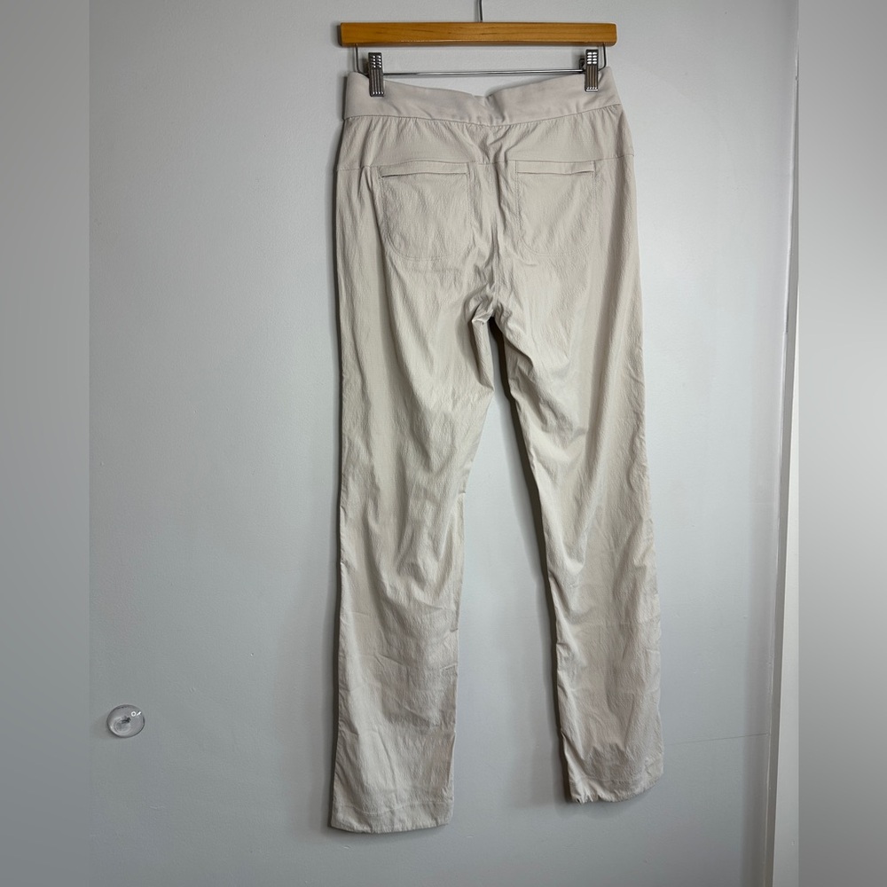 Athleta Trekkie Hike Pant Size 2 Straight Leg Cream Utility Pants - Picture 6 of 8